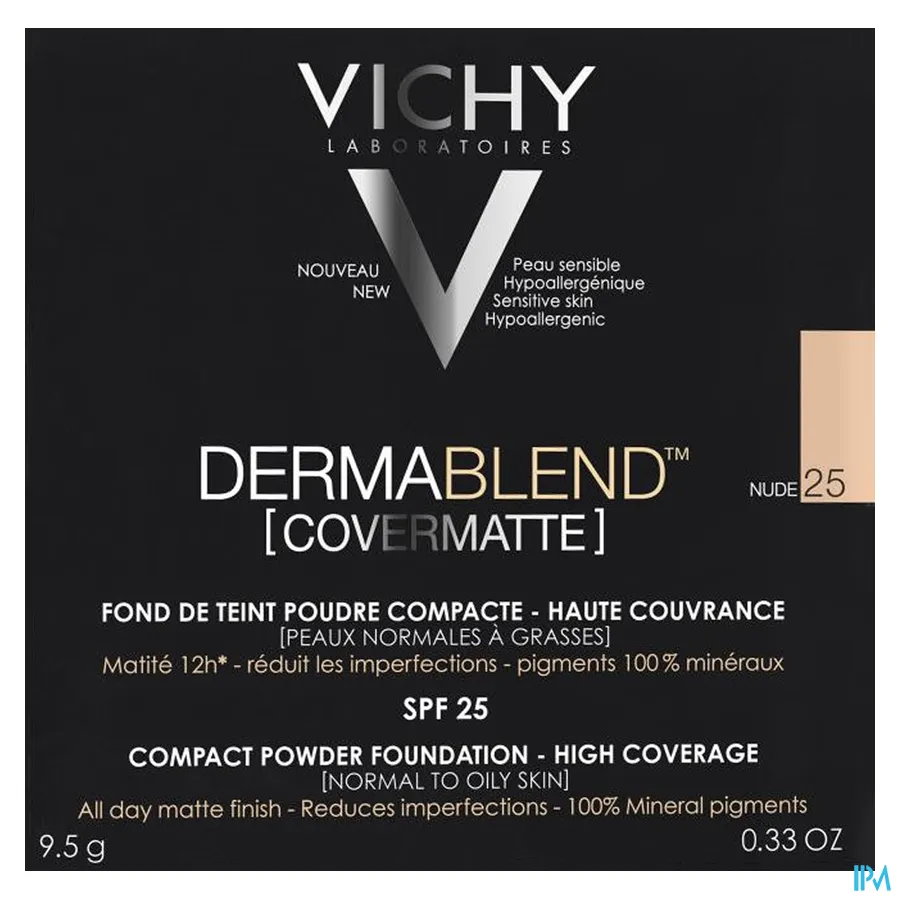 packshot van Vichy Dermablend Covermatte 25 Nude 9,5 g