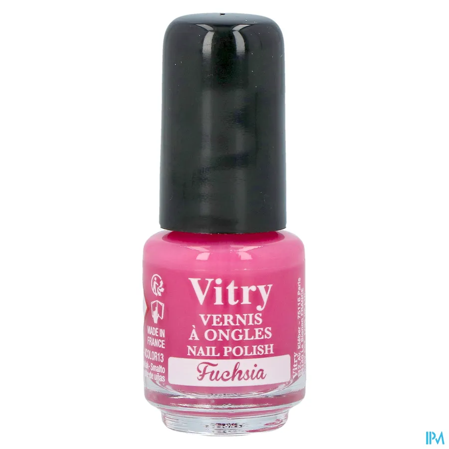 packshot van Vitry Nagellak 13 Fuschia 4 ml