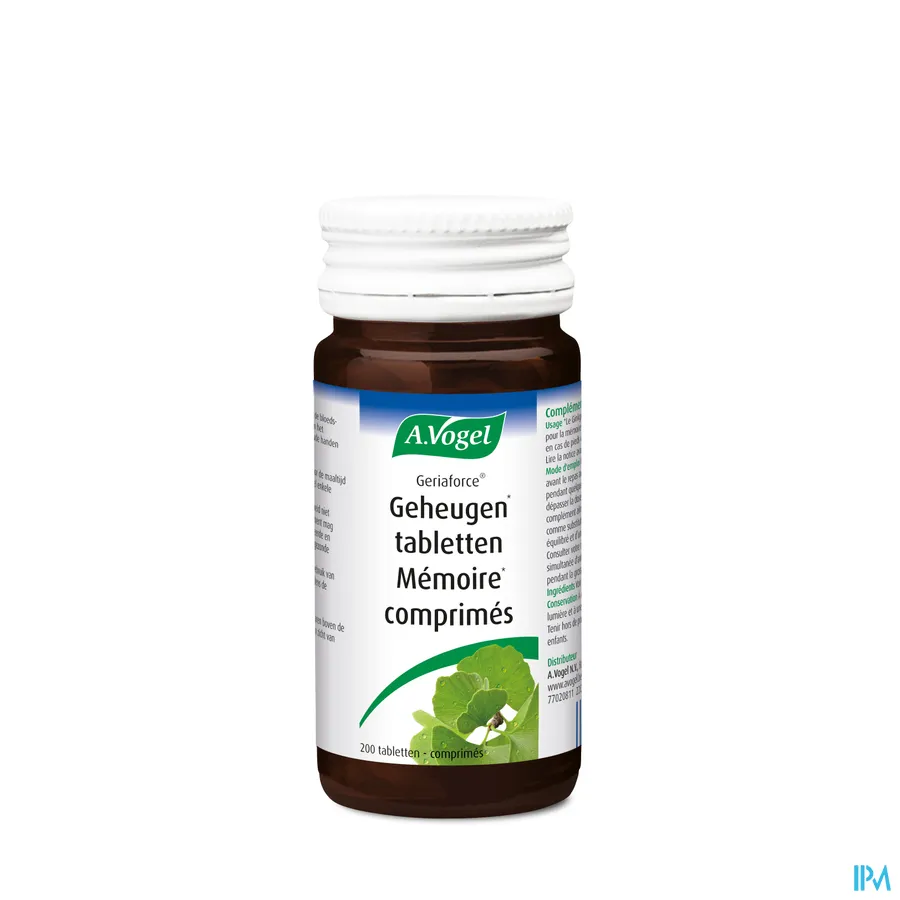 productshot van A. Vogel Geriaforce voor Geheugen 200 Tabletten