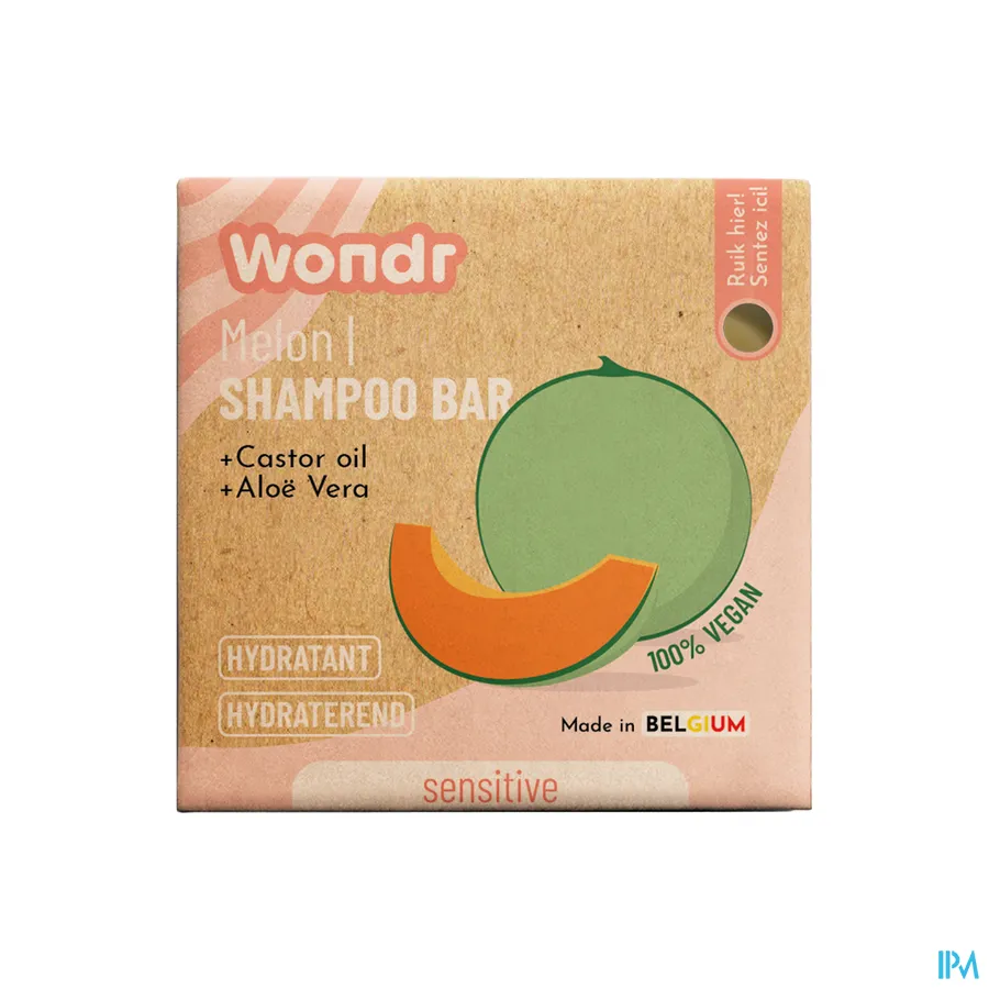 packshot van WONDR Shampoo Bar Sweet Melon 55 g