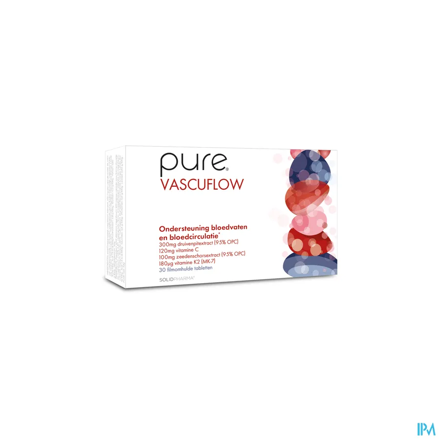packshot van Pure Vascuflow 30 tabletten