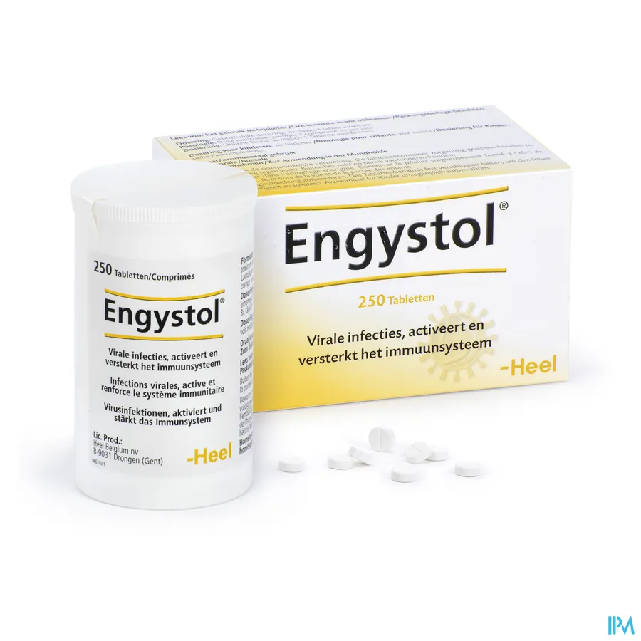 productshot van Heel Engystol 250 Tabletten