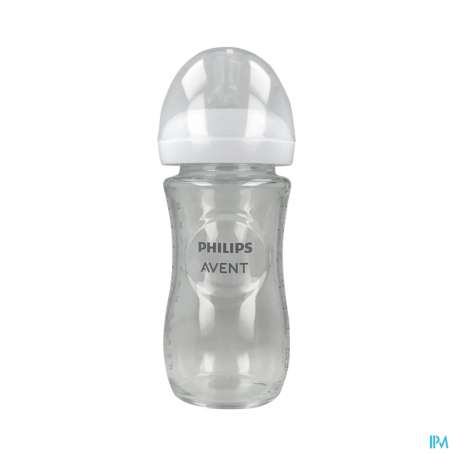 productshot van Philips Avent Natural 3.0 Zuigfles Glas 240 ml