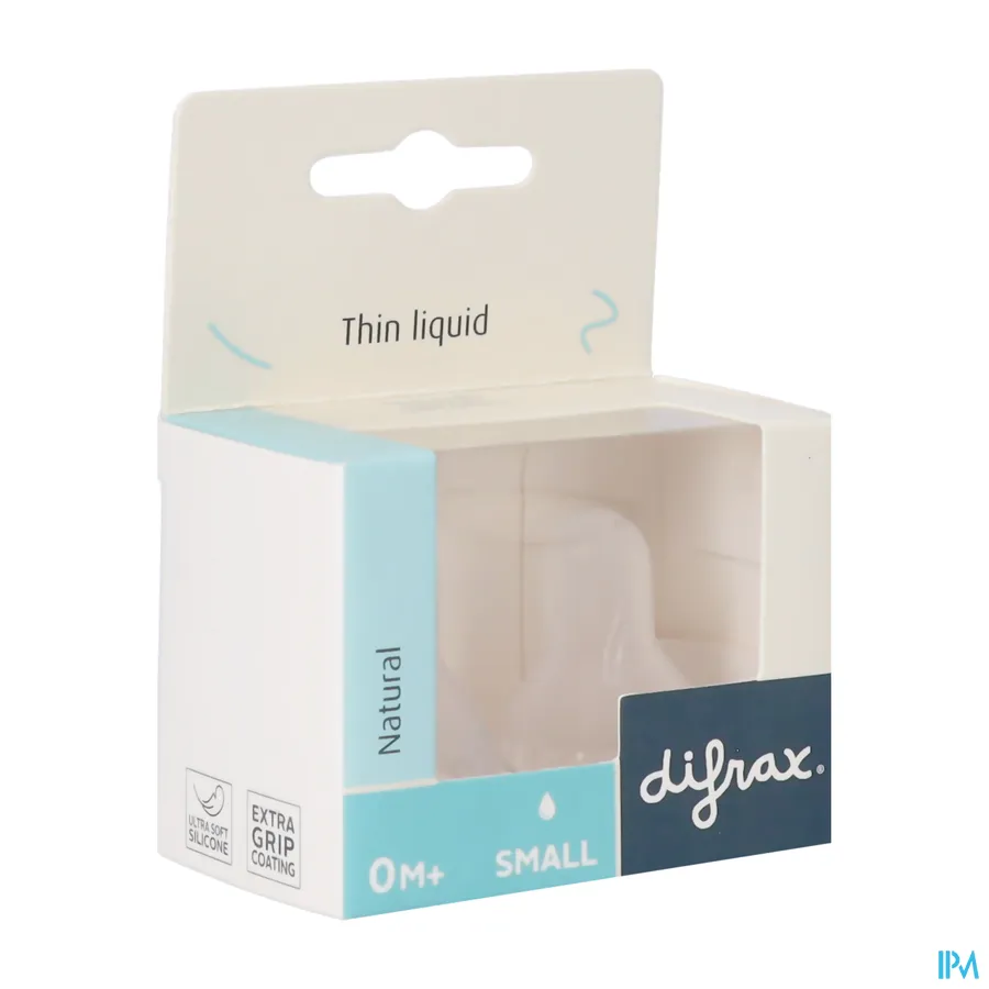 packshot van Difrax Flessenspeen Natural Wide 1-2-3