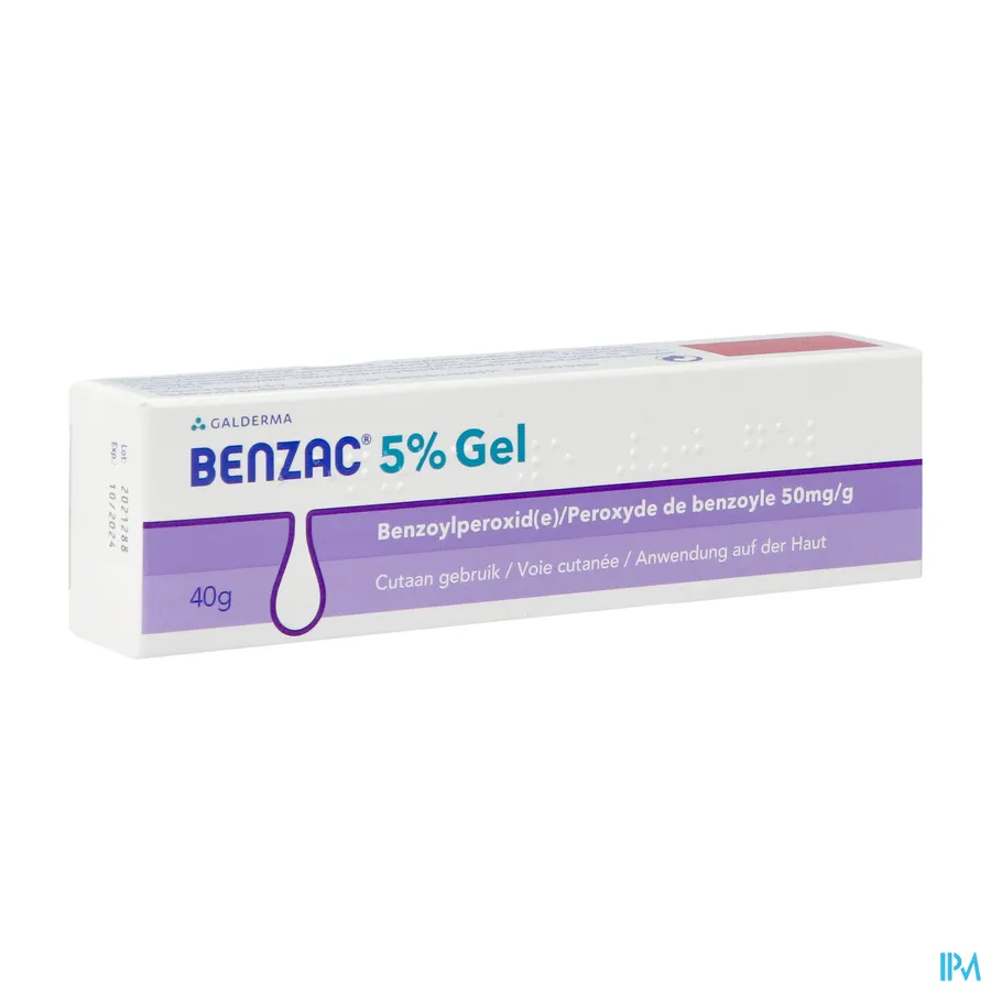 packshot van Benzac 5% 40g