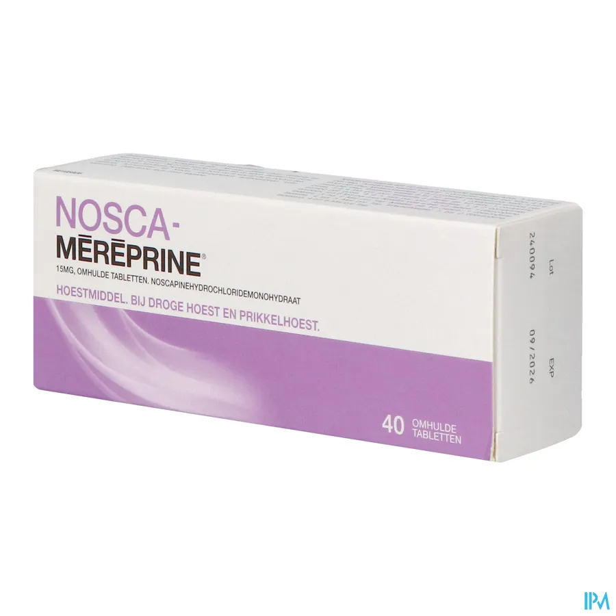 packshot van Nosca Mereprine 15 mg 40 tabletten