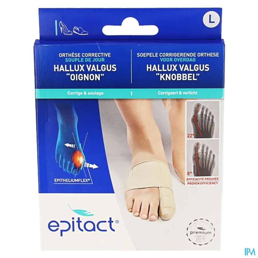 packshot van Epitact Corrigerende Orthese voor Hallux Valgus, Knobbel Maat Large