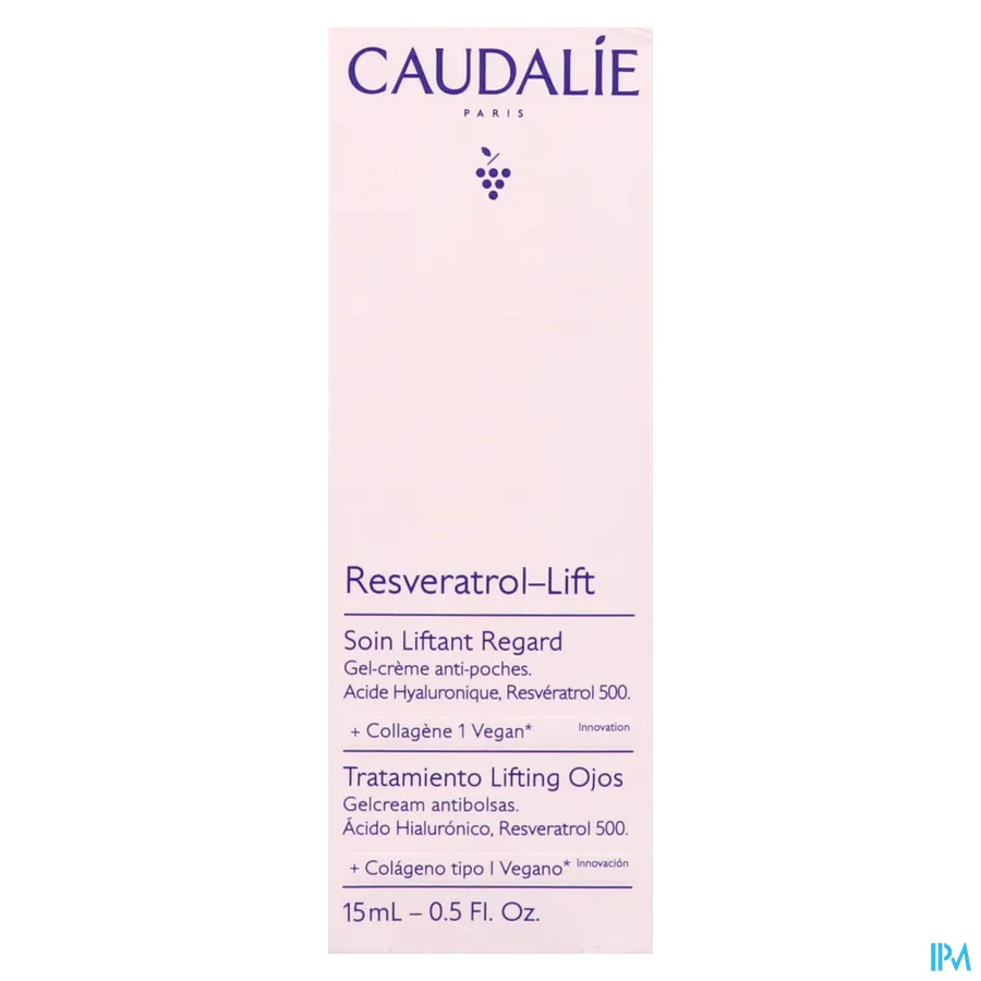 packshot van Caudalie Resveratrol-lift Oogverzorging 15 ml