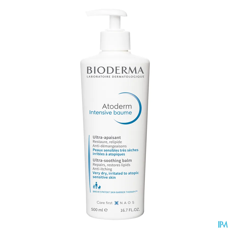 packshot van Bioderma Atoderm Intensive Balsem 500 ml