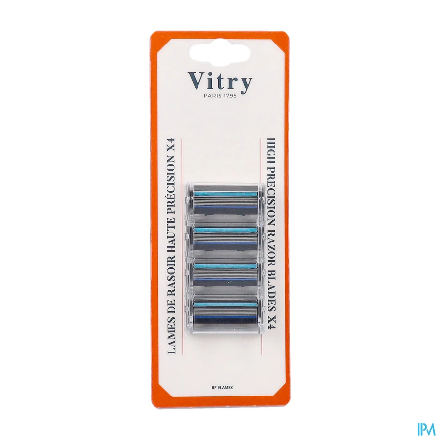 packshot van Vitry Precisie Scheermesjes 4 stuks