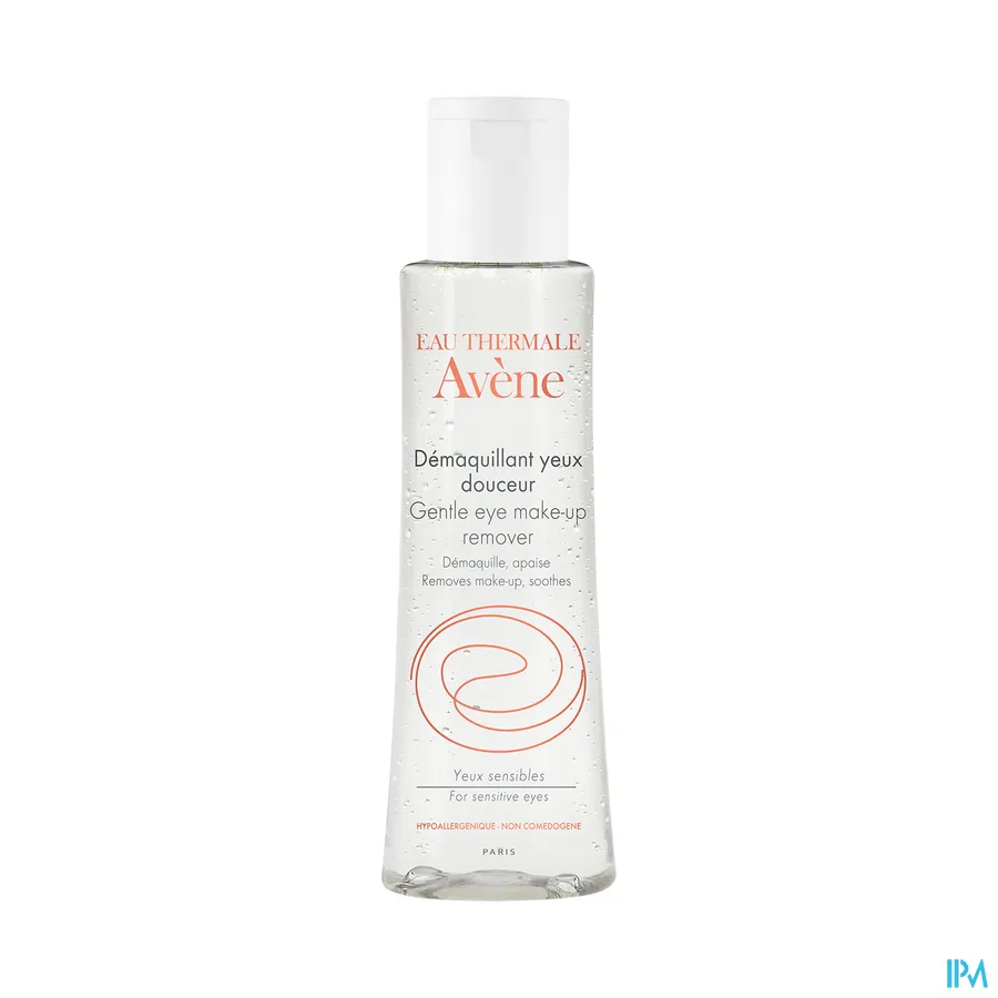 packshot van Avène Milde Oogmake-Up Reiniger voor Gevoelige Ogen 125 ml