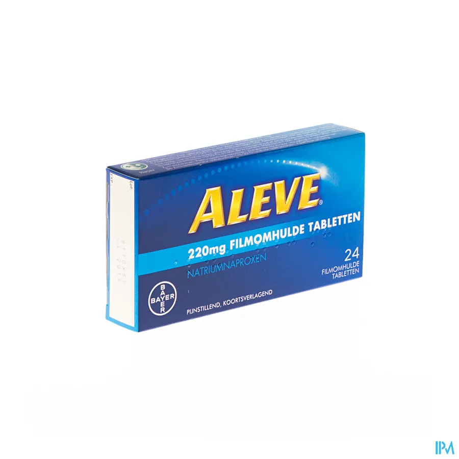 packshot van Aleve 24 tabletten