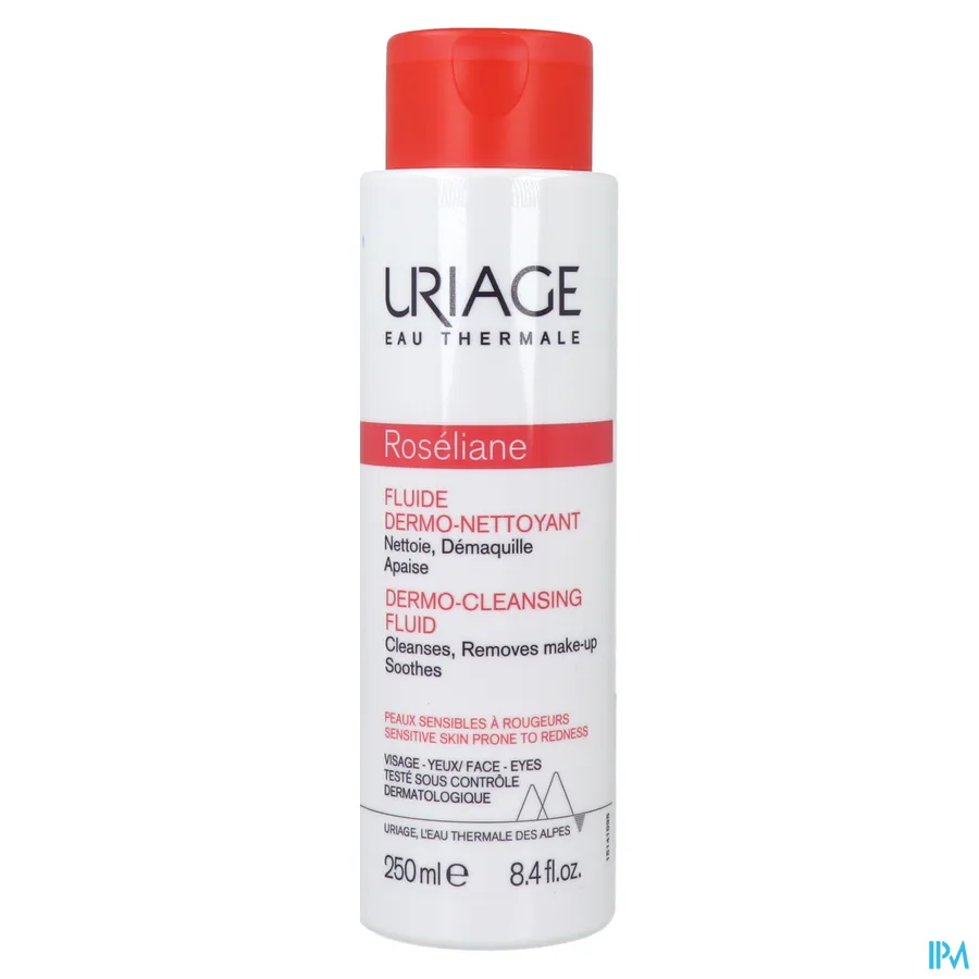 packshot van Uriage Roseliane Reinigende Fluid 250 ml
