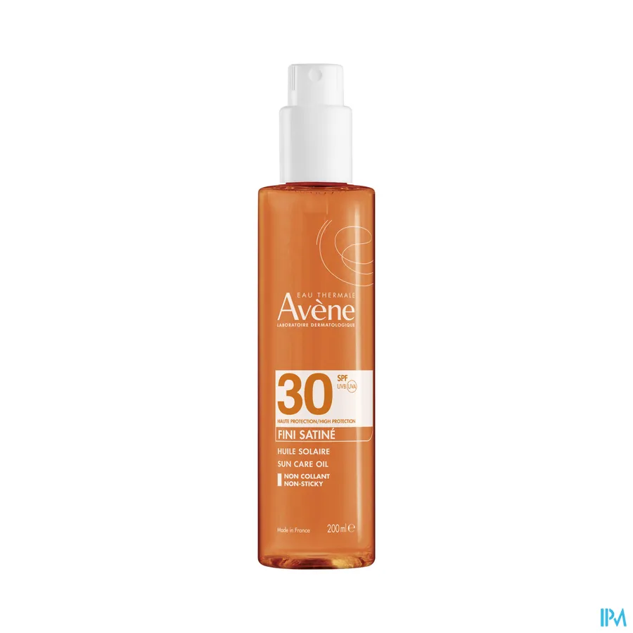 productshot van Avène Waterbestendige Niet-Plakkerige Zonneolie met SPF 30 Flacon 200 ml