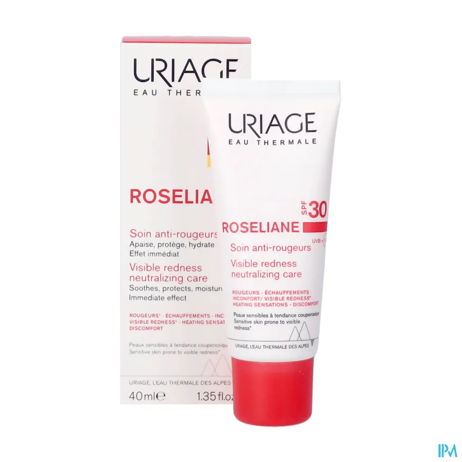 productshot van Uriage Roseliane Crème Anti-Roodheid SPF30 40 ml