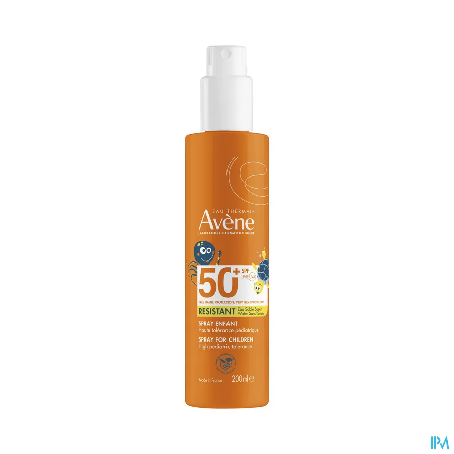 productshot van Avène Zonnespray voor Kinderen SPF 50+ 200 ml