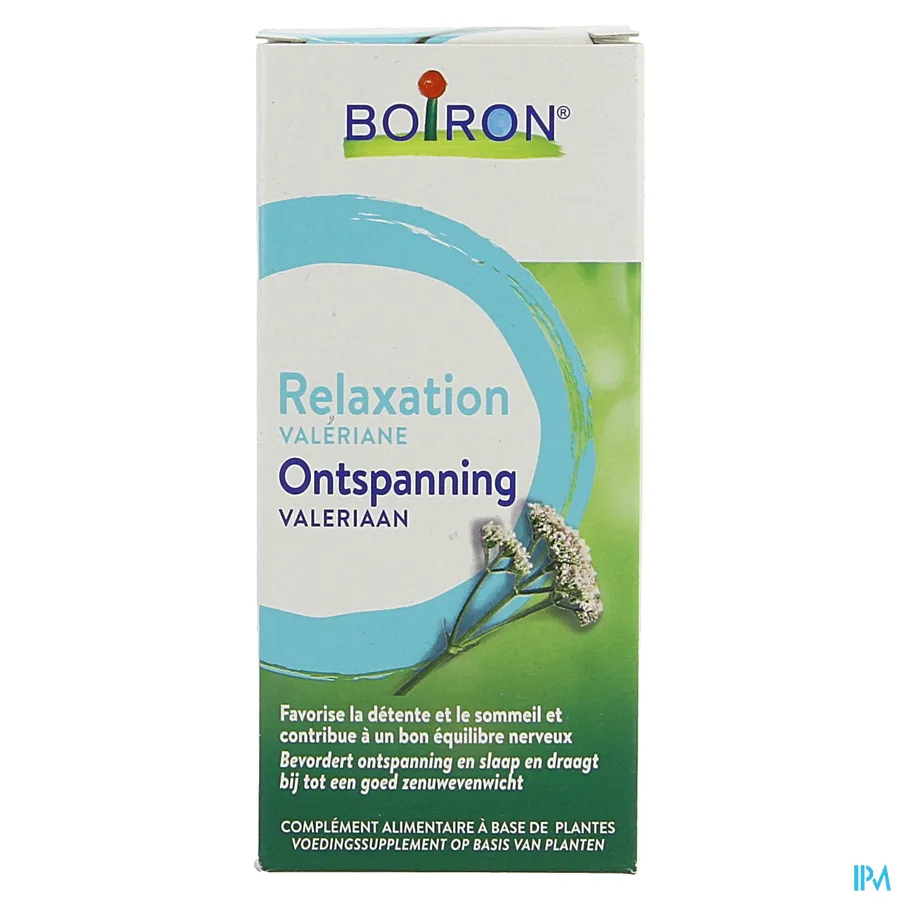 packshot van Boiron Valeriaan -Ontspanning- Bevordering van Ontspanning en Slaap en Bijdrage tot een Goed Zenuwevenwicht 60 ml