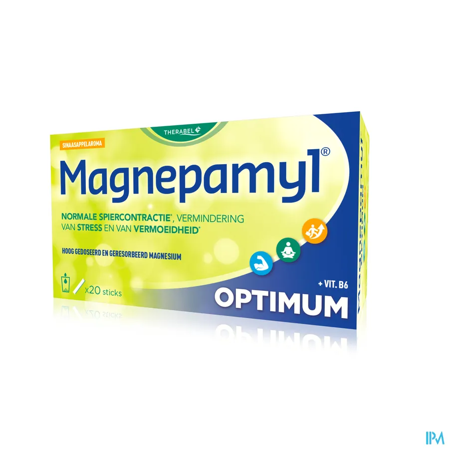 packshot van Magnepamyl Optimum 20 sticks