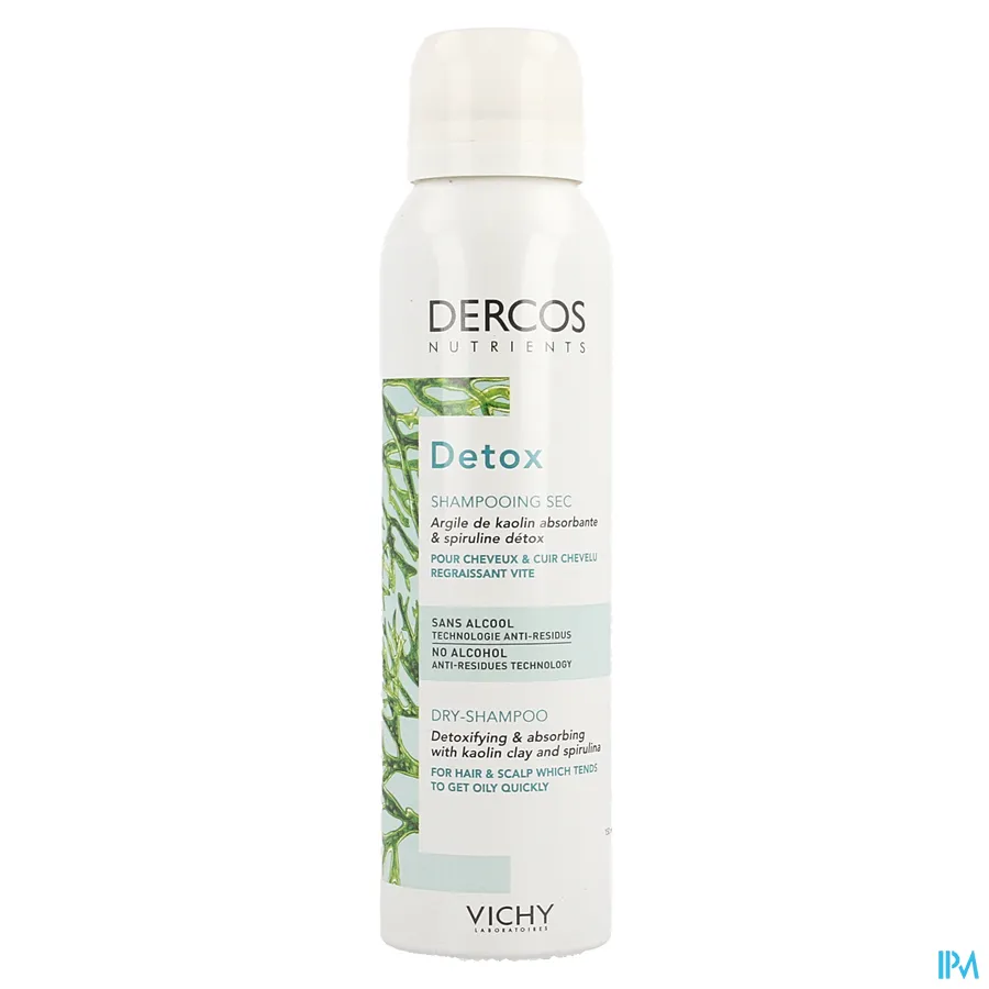 packshot van Vichy Dercos Nutrients Detox Droogshampoo 150 ml