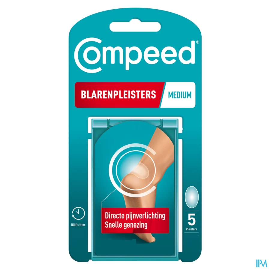 packshot van Compeed Blaren Medium Formaat 5 Pleisters