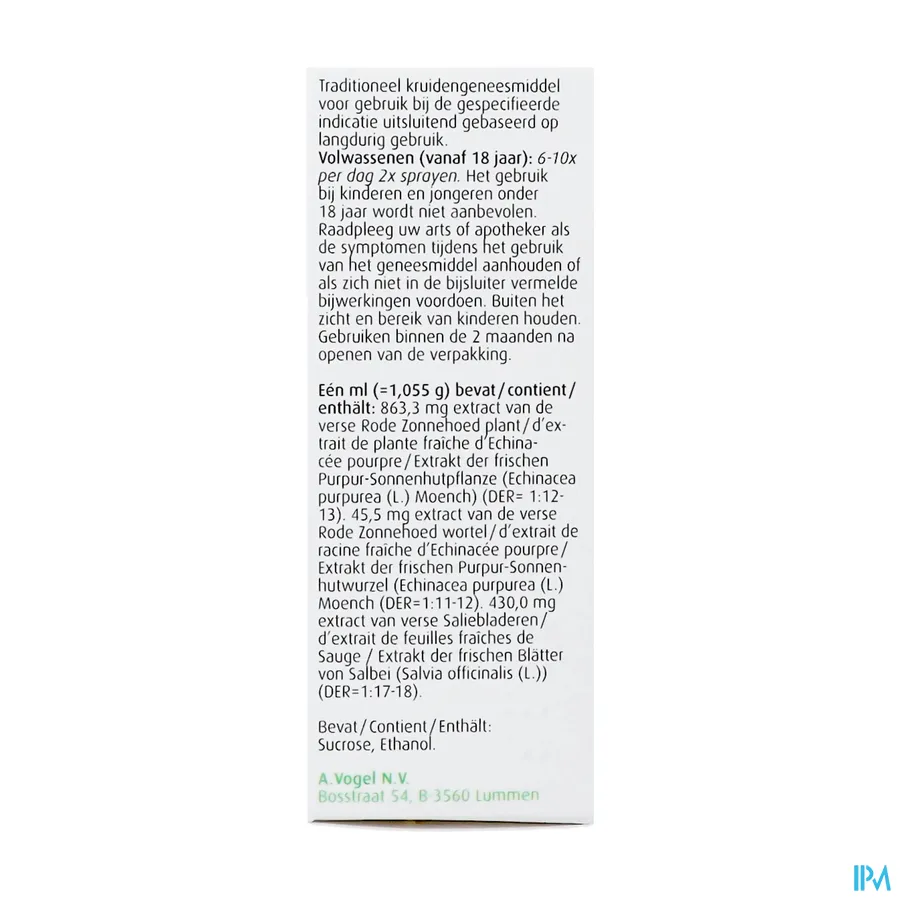 packshot van A. Vogel Echinaforcemed Spray 30 ml