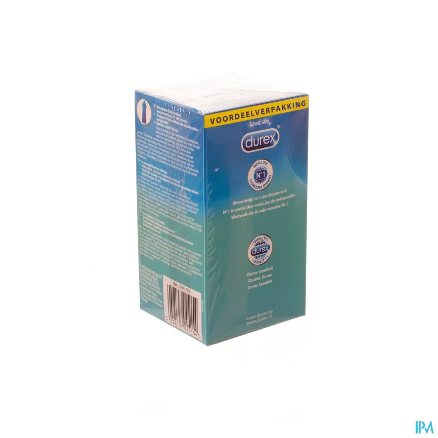 packshot van Durex Originals Classic Natural Maxi Pack 20 Condooms