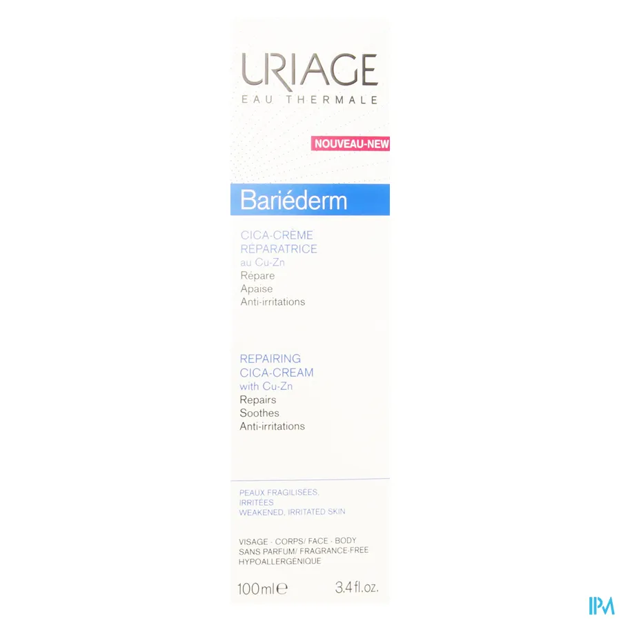 packshot van Uriage Bariederm Cica Crème 40 ml
