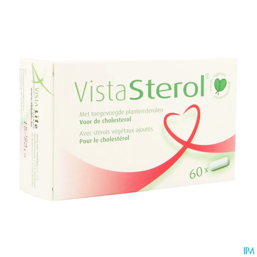packshot van VistaSterol voor de Cholesterol met Toegevoegde Plantensterolen 60 Tabletten