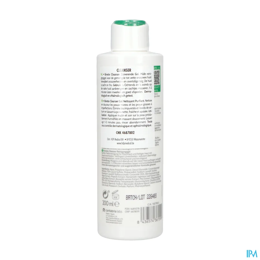 packshot van Biretix Cleanser 200 ml