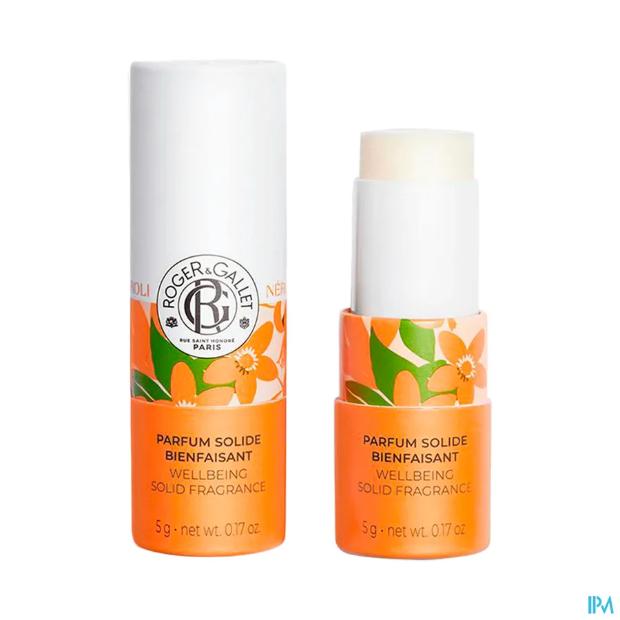 productshot van Roger & gallet Neroli Parfum Solide Concrete 5g