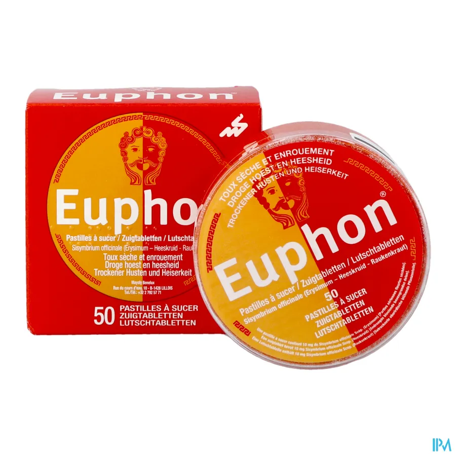 productshot van Euphon 50 zuigtabletten