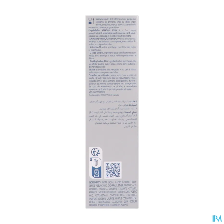 packshot van Ducray Keracnyl Serum 30 ml