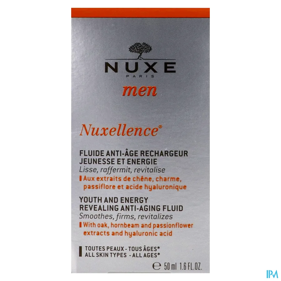 packshot van Nuxe Men Nuxellence Anti-Ageing Fluide 50 ml