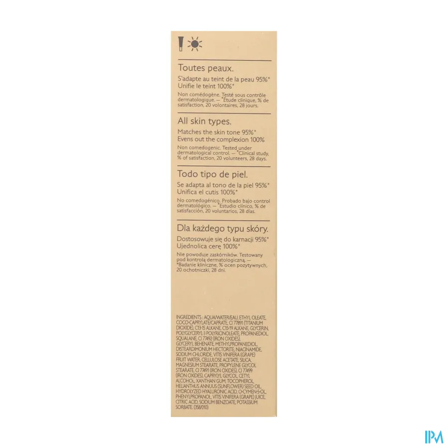 packshot van Caudalie Vinocrush Getinte Crème 30 ml Tint 3