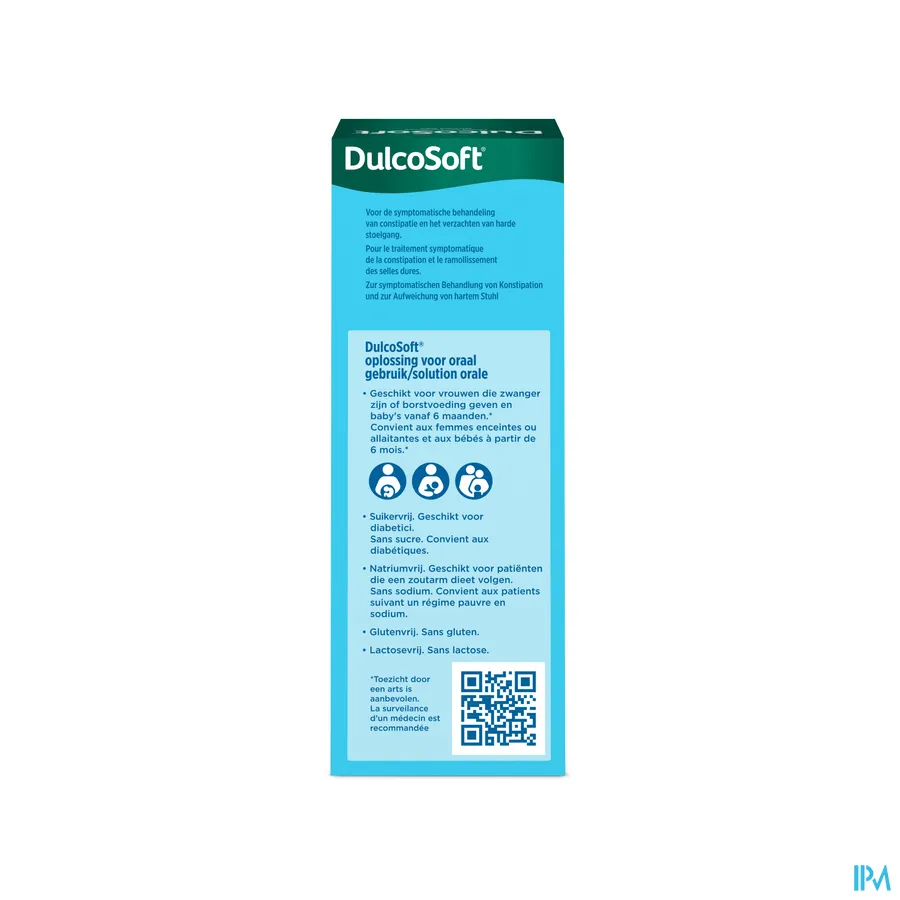 packshot van Dulcosoft Siroop 250ml
