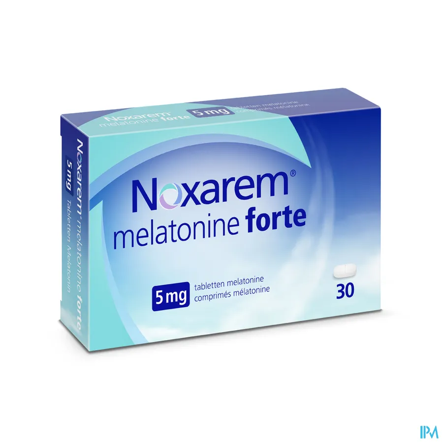 packshot van  Noxarem Melatonine Forte 5 mg - 30 Tabletten