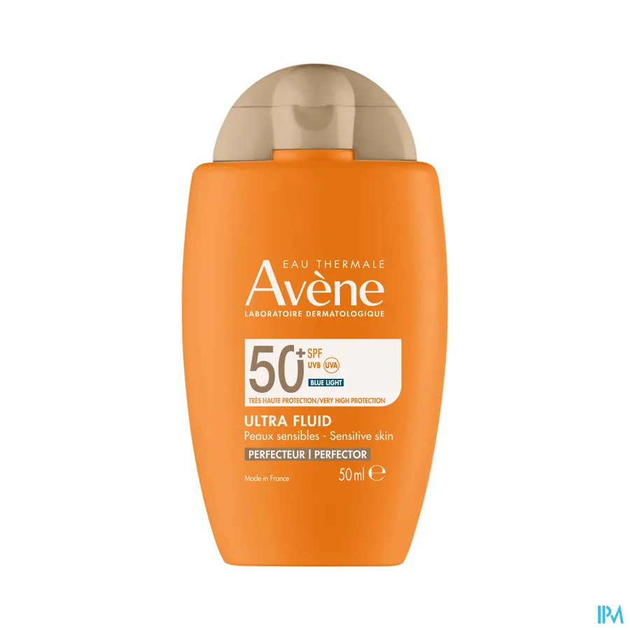productshot van Avène Ultra Fluid Perfector SPF 50+ 50 ml
