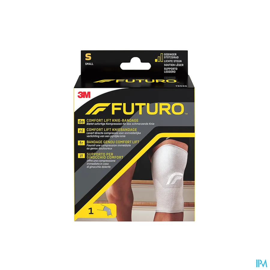 packshot van Futuro Comfort Lift Knie-Bandage Small (Zachte Steun)