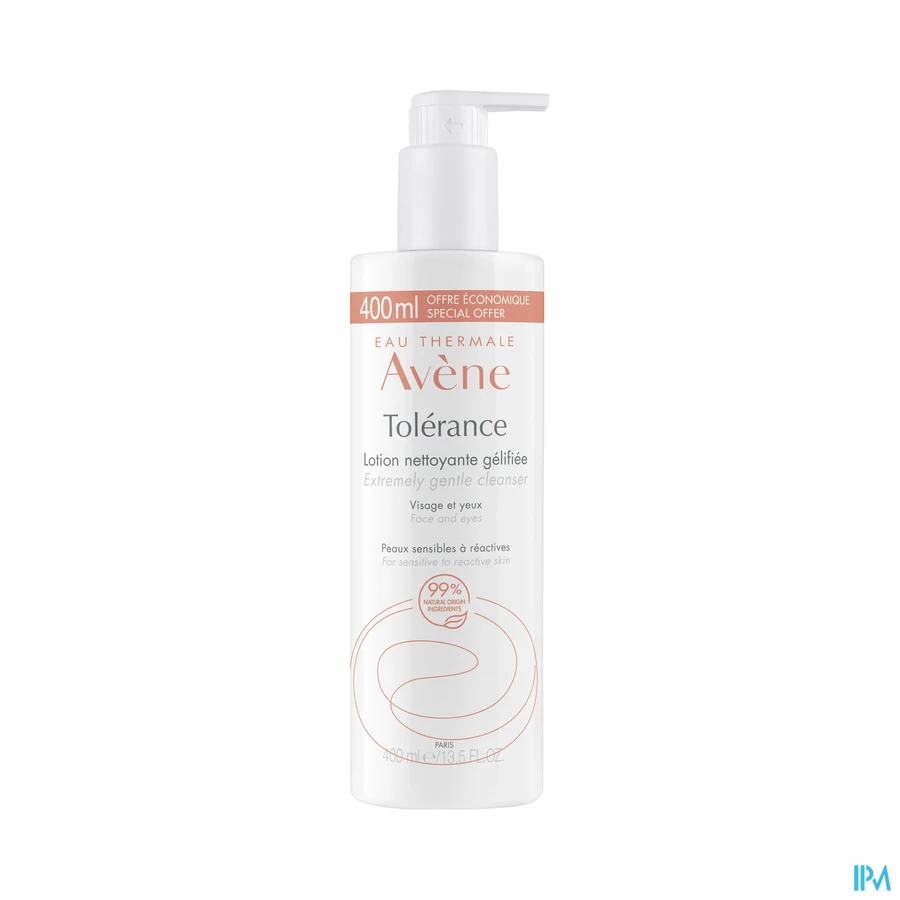 productshot van Avène Tolerance Control Reinigingslotion 400 ml