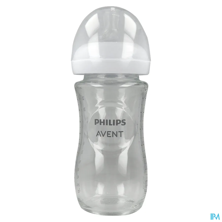 productshot van Philips Avent Natural 3.0 Zuigfles Glas 240 ml