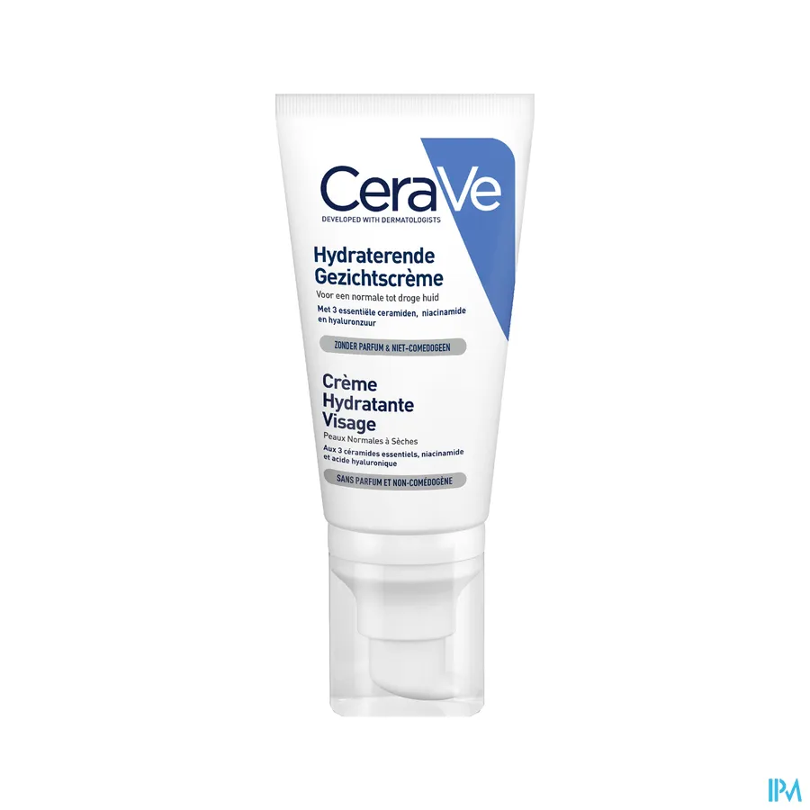 productshot van CeraVe Hydraterende Gezichtscrème 52 ml