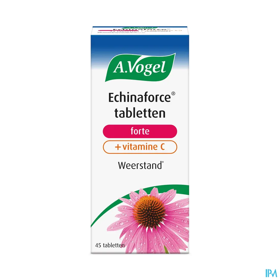 packshot van A. Vogel Echinaforce Forte + Vitamine C 45 tabletten