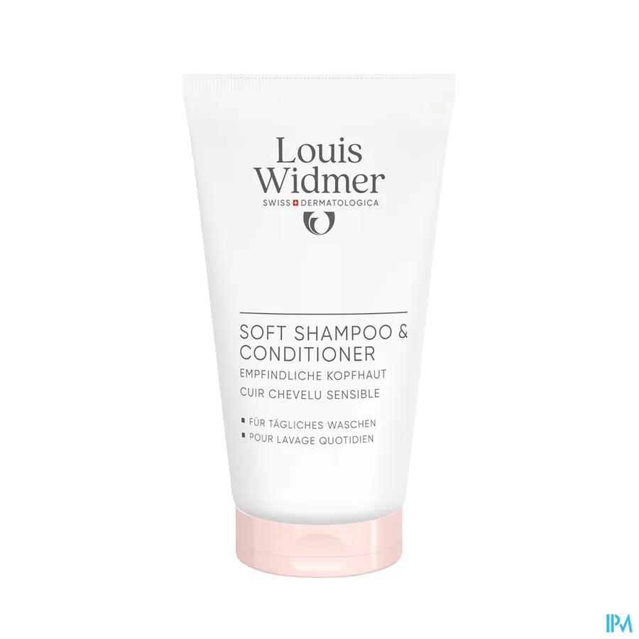 productshot van Louis Widmer Soft Shampoo & Conditioner 150 ml - zonder parfum