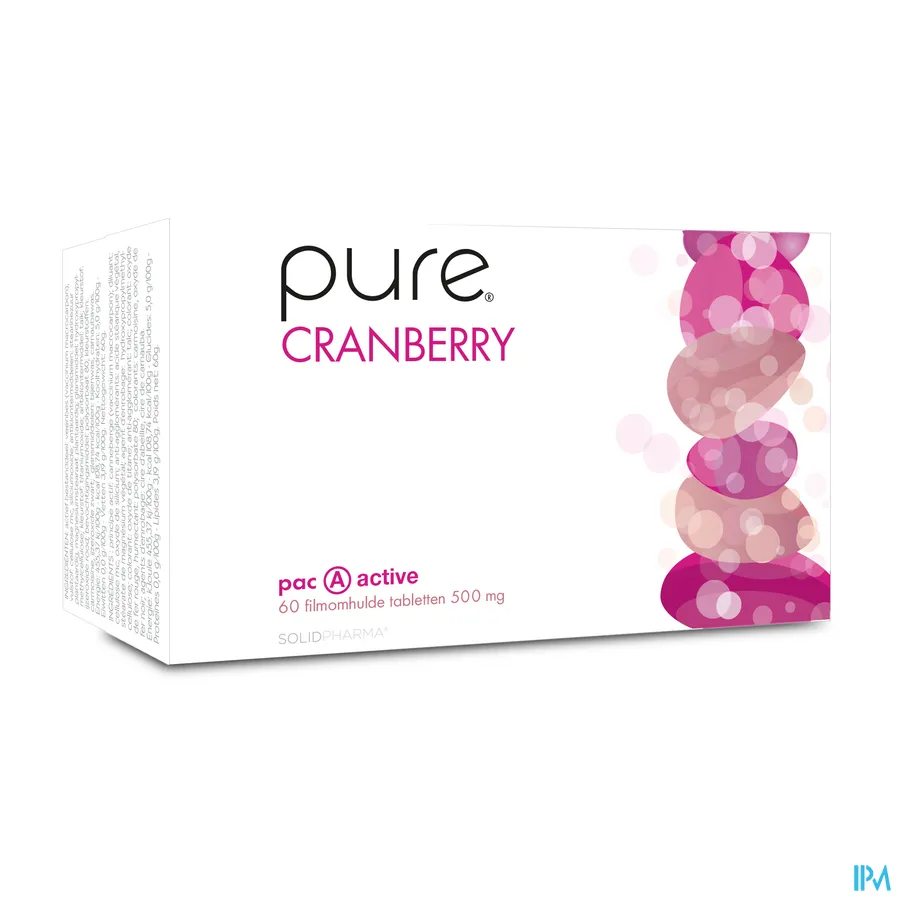 packshot van Pure Cranberry 60 tabletten