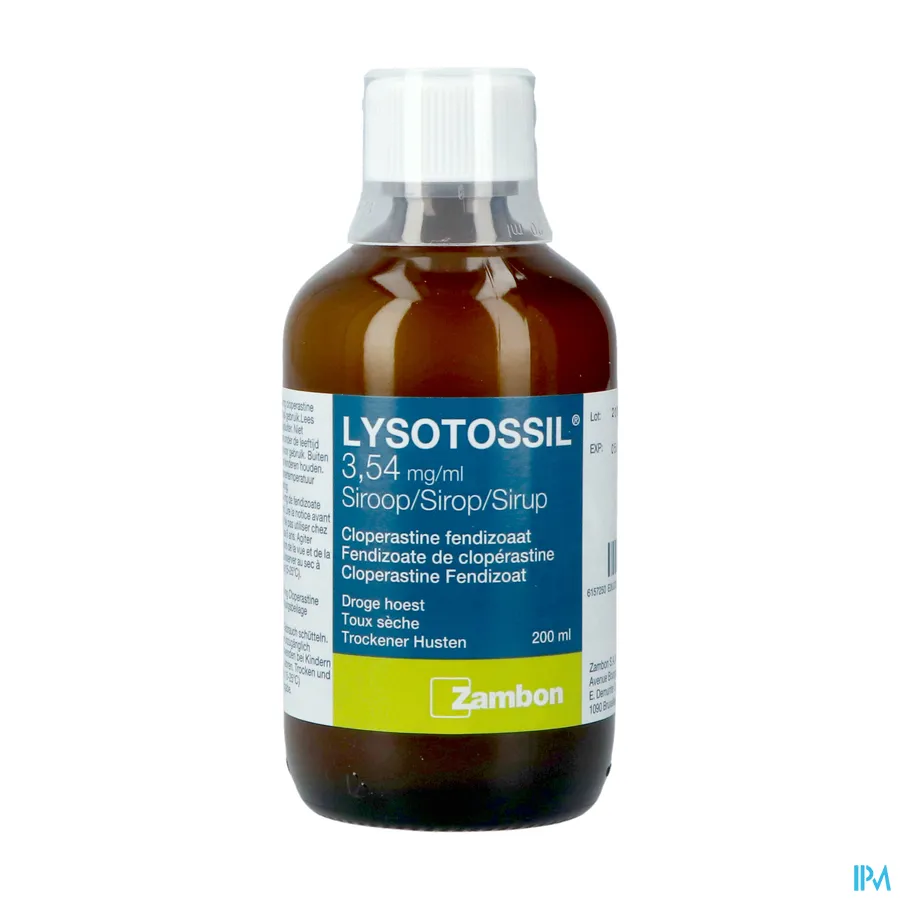 productshot van Lysotossil Siroop 200ml