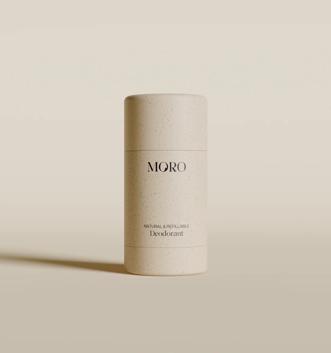 Moro Deodorant Starterkit | Santal & Violet | Soft sand case + 1 refill (pre-filled) 40g