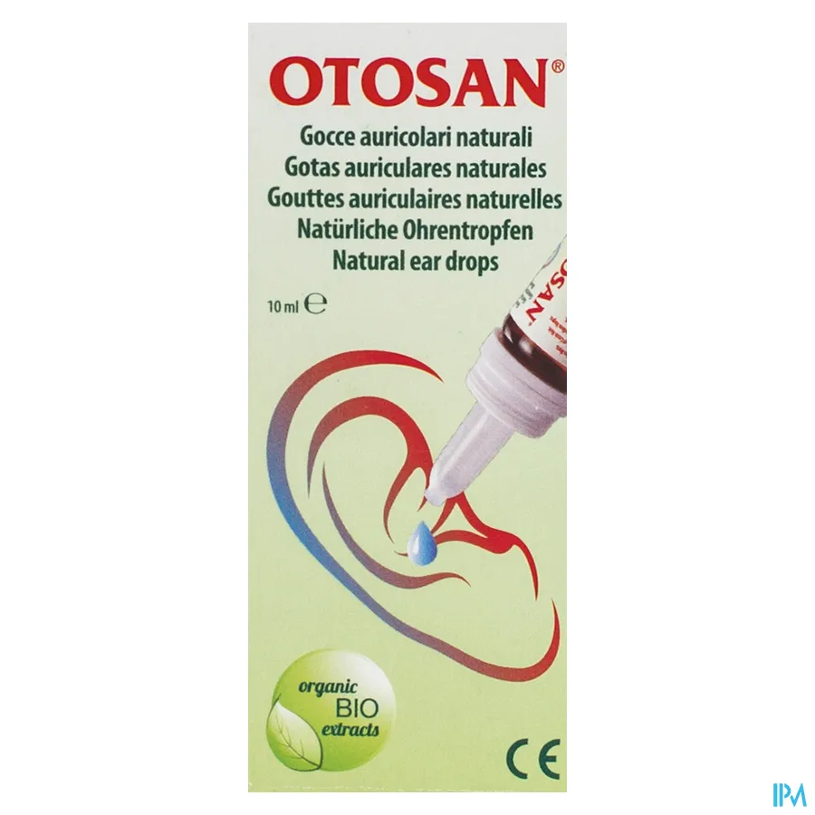 packshot van Otosan Natuurlijke Bio Oordruppels 10ml
