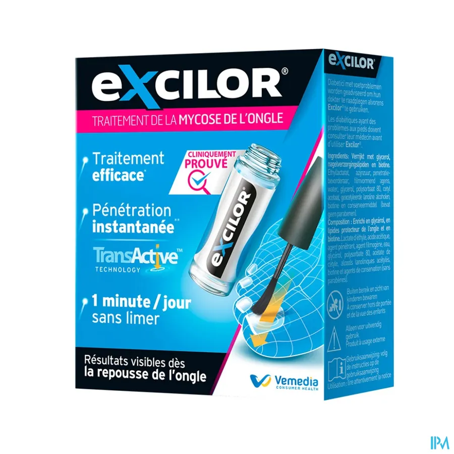 packshot van Excilor Liquid 3,3ml