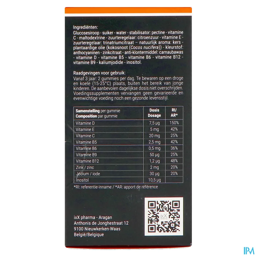 packshot van Multi-ixX Gummies 30 gummies