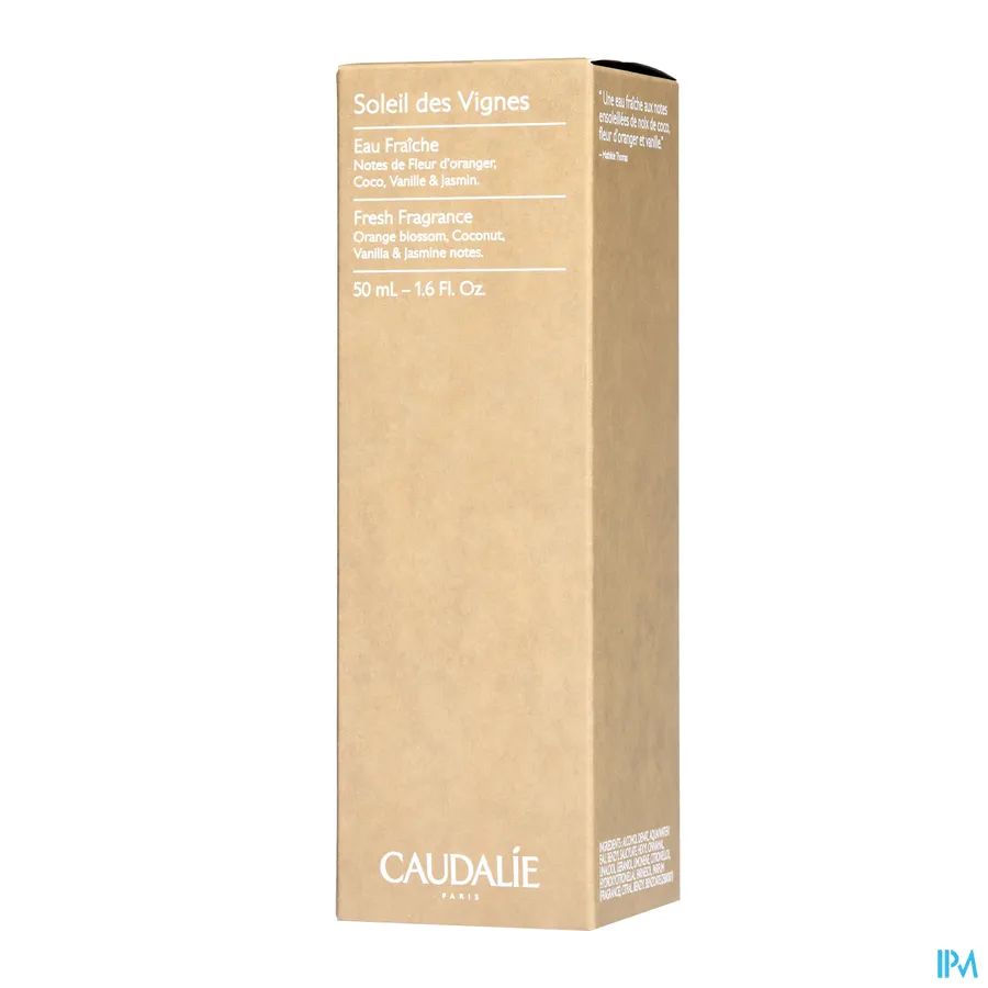 packshot van Caudalie Soleil Vignes Fris Water 50 ml